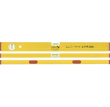 Žltá vodováha Stabila typ 80 ASM, 60 centimetrov, magnetická, s horizontálnou a vertikálnou libelou.