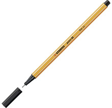 Liner Stabilo point 88 s jemným hrotom 0,4 milimetra a šesťhranným telom.