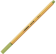 Stabilo point 88 fineliner s hrúbkou čiary nula celá štyri milimetre.
