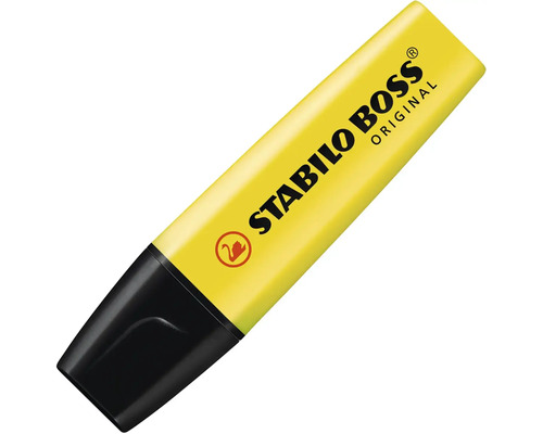 Zvýrazňovač Stabilo Boss Original, žltý.