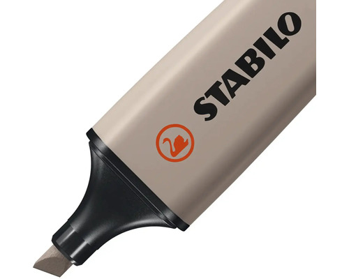 Zvýrazňovač Stabilo BOSS ORIGINAL so skoseným hrotom v pieskovej farbe.