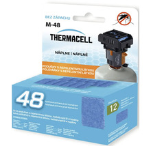 Náhradné náplne Thermacell M-48 na ochranu proti komárom s 12 vankúšikmi pre celkovo 48 hodín ochrany.