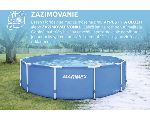 Nadzemný bazén Marimex Florida 3,05 x 0,76 m bez príslušenstva
