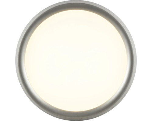 Okrúhle LED stropné svietidlo s tenkým rámom a rovnomernou svetelnou plochou.