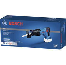 Akumulátorová chvostová píla Bosch GSA 18 Volt-280 Professional, originálne balenie s vyobrazením produktu.