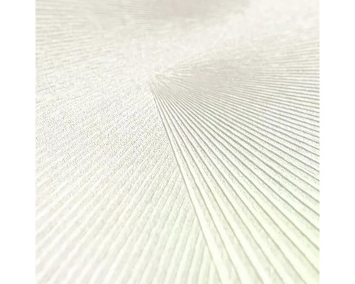 Štruktúrovaná tapeta s geometrickým vejárovitým vzorom z jemných línií.