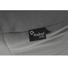 Logo Dralon na tkanej látke.