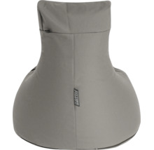 Sedací vak Sitting Point v sivej farbe s ergonomickým tvarom a vysokým operadlom.