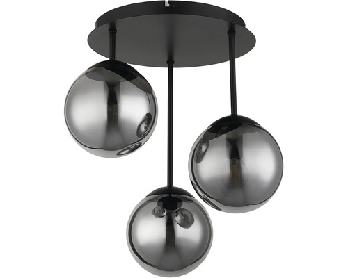 Stropné svietidlo Globo Harmon 47441-3S E14 25 W čierne