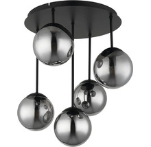 Stropné svietidlo Globo Harmon 47441-5S E14 25 W čierne