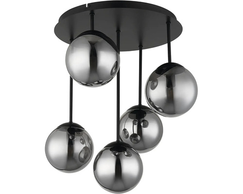 Stropné svietidlo Globo Harmon 47441-5S E14 25 W čierne