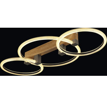 Stropné svietidlo Globo Fletcher 48050D2 40 W 3340 lm 3000 K hnedé zlaté