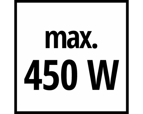 Maximálne 450 wattov
