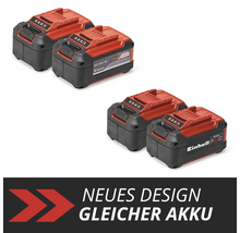 Akumulátory Einhell Power X-Change, 18 Volt, 5,2 Ampérhodín, Lítiovo-iónové, porovnanie starého a nového dizajnu pri rovnakej technológii batérie.