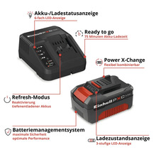Aku Štartovacia sada Einhell Power X-Change 18 V, 4,0 Ah, 4512042