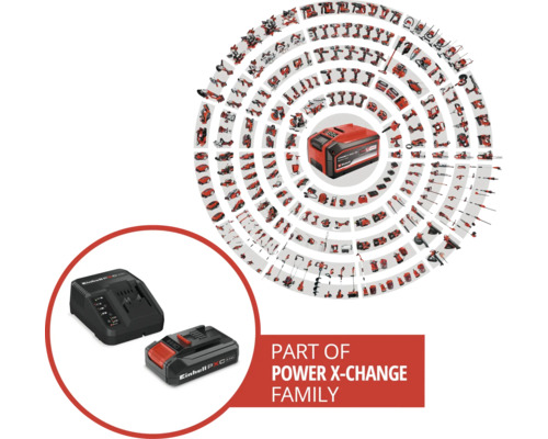 Aku Štartovacia sada Einhell Power X-Change 18 V, 1 aku 2,5 Ah, 4512097
