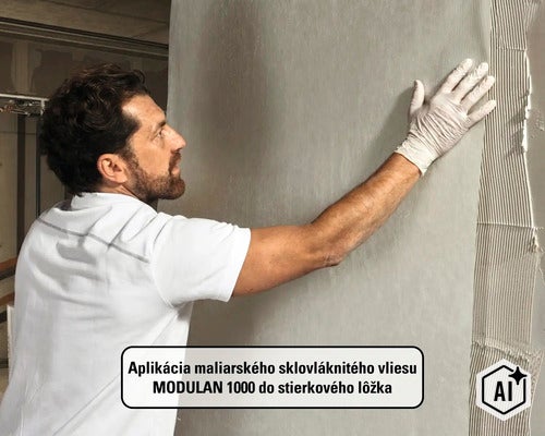 Vliesová tapeta Modulan sklovláknitá biela (Image AI modified or generated)