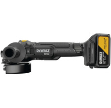 Akumulátorová uhlová brúska DeWalt McLaren Special Edition s 18 Voltovým akumulátorom.