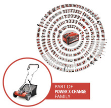 Aku vretenová kosačka Einhell Power X-Change GE-HM 18/38 Li bez aku a nabíjačky
