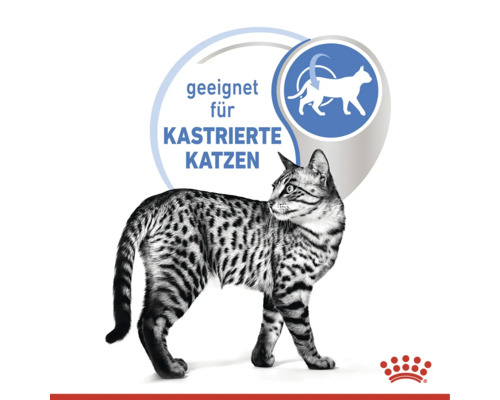 Symbolický obrázok krmiva pre kastrované mačky s logom Royal Canin