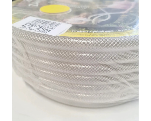 Tlaková záhradná hadica s výpletom, priemer 1/2 palca, dĺžka 25 metrov, pre zavlažovanie záhrady.