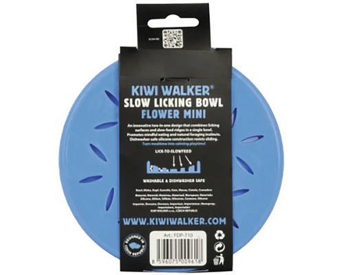 Miska na pomalé kŕmenie Kiwi Walker Flower Mini zo silikónu pre domáce zvieratá