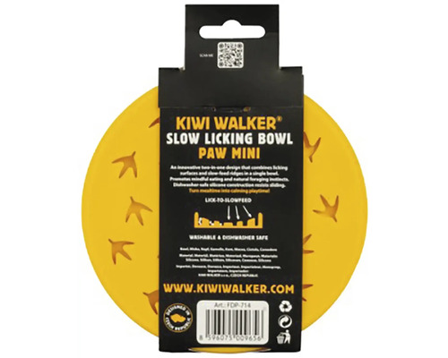 Silikónová miska Kiwi Walker Slow Licking Bowl Paw Mini pre domáce zvieratá