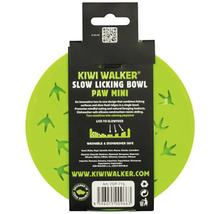 Miska na pomalé kŕmenie a olizovanie Kiwi Walker Paw Mini zo silikónu pre domáce zvieratá
