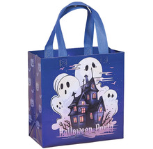Halloweenska taška s motívom duchov a strašidelného domu na sladkosti