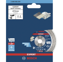 Diamantovy rezny kotuc Bosch Expert Hard Ceramic priemer 76 milimetrov s otvorom 10 milimetrov pre uhlovu brusku