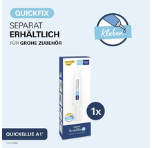 Lepidlo Grohe QuickGlue A1 na kúpeľňové doplnky v tube s obsahom 1 kus pre jednoduchú montáž bez vŕtania.