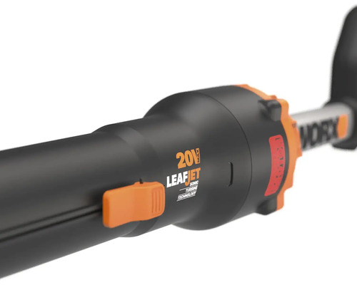 Akumulátorový fúkač lístia Worx LeafJet s technológiou Sonic Turbine 20 Volt.