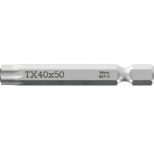Skrutkovací bit Wera Torx TX 40 krát 50 milimetrov z ocele