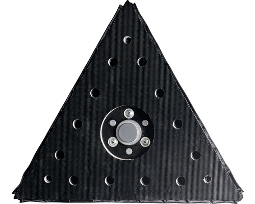 Trojuholníkový brúsny papier s dierovaným vzorom pre elektrické náradie