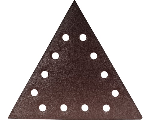 Trojuholníkový brúsny papier s otvormi