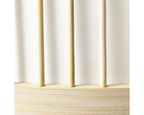 Detail drevenej rolety s bambusovými tyčami