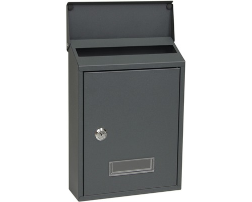 Kovová poštová schránka so zámkom a priehľadným okienkom