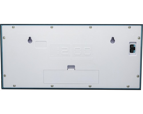 Zadná strana digitálnych hodín so závesným zariadením