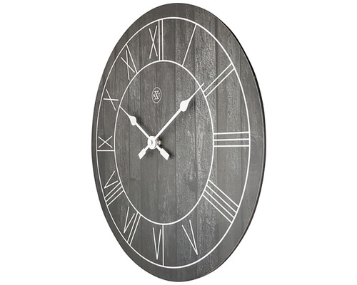 Okrúhle nástenné hodiny s rímskymi číslicami