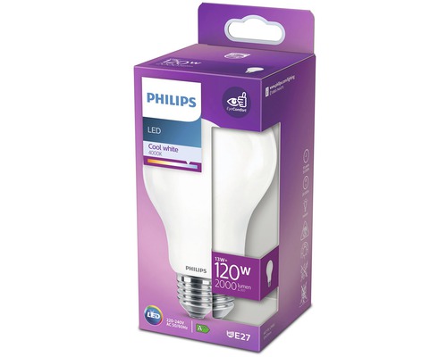 Žiarovka Philips LED, 13 W, 4000 K, pätica E27 v balení