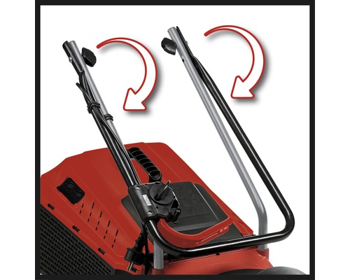 Nastaviteľná rukoväť kosačky na trávu