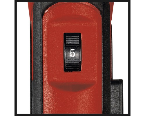 Nastavovacie koliesko s číslom 5 na elektrickom náradí