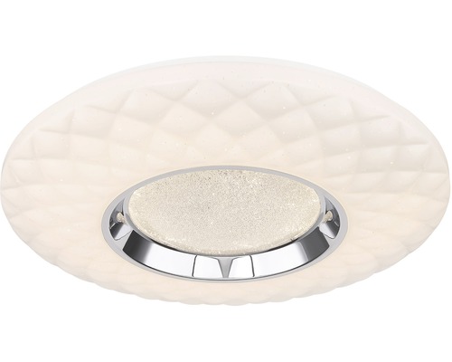 Stropné svietidlo s kosoštvorcovou štruktúrou a kovovým prvkom