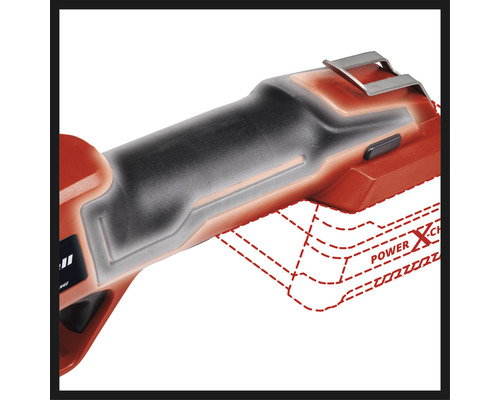 Detailný pohľad na akumulátorové náradie Einhell Power X-Change.