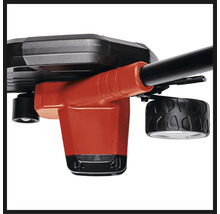 Detailný pohľad na vyžínač s kolieskovým vedením