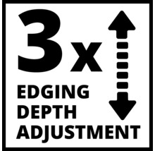 Trojnásobné nastavenie hĺbky okraja