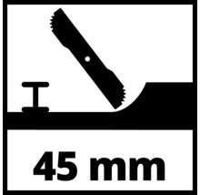 Dierovacia píla pre hĺbku 45 mm