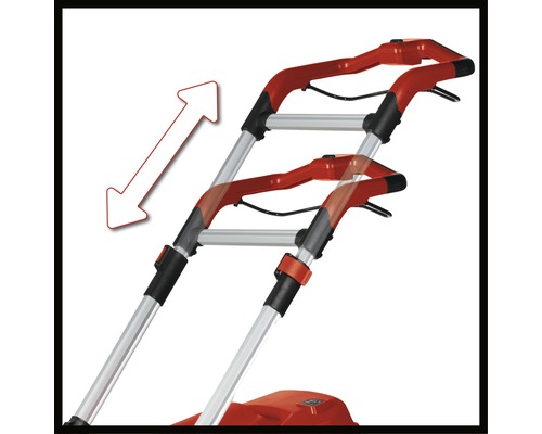 Nastaviteľná rukoväť kultivátora so šípkou