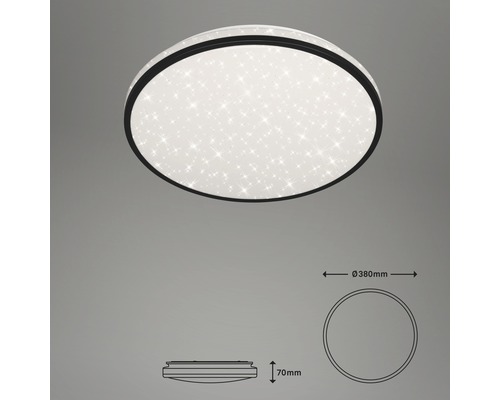 Okrúhle stropné svietidlo s motívom hviezdnej oblohy a rozmermi