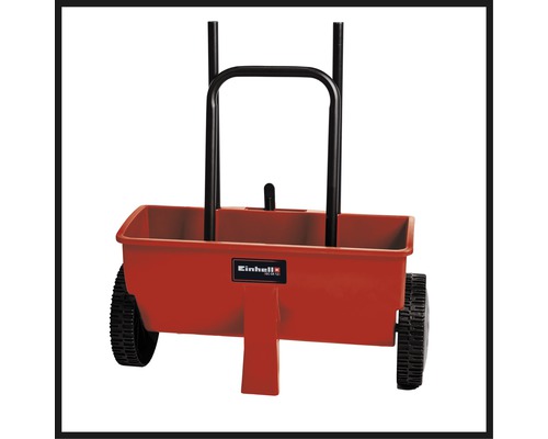 Rozmetadlo Einhell s kolieskami a rukoväťou